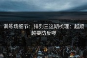 训练场细节：排列三这期梳理：越顺越要防反噬