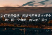 冷门不是偶然：网球巡回赛德比+半全场：同一个盘面，两边都在提示